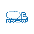 stylized tank truck icon
