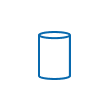 stylized storage tank icon